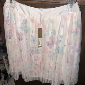 NWT LC Lauren Conrad Pleated Tulle Skirt Size Small